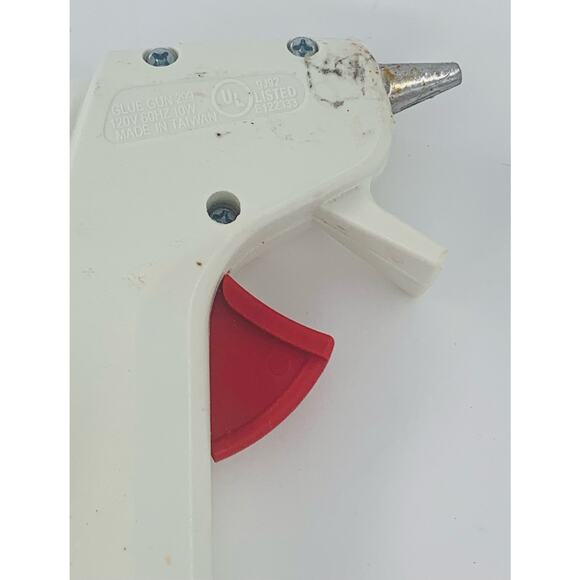 Ad Tech Glue Gun Hi Temp Electric White Small Hot Melt Corded With 9 Gluesticks - Picture 6 of 7